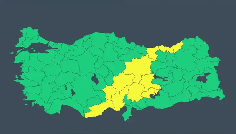 11 İlde Sağanak ve Fırtına Tehlikesine Dikkat!