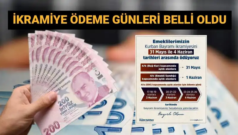 Bayram Öncesi Emeklilere Müjde: İkramiye Ödeme Tarihleri Açıklandı!