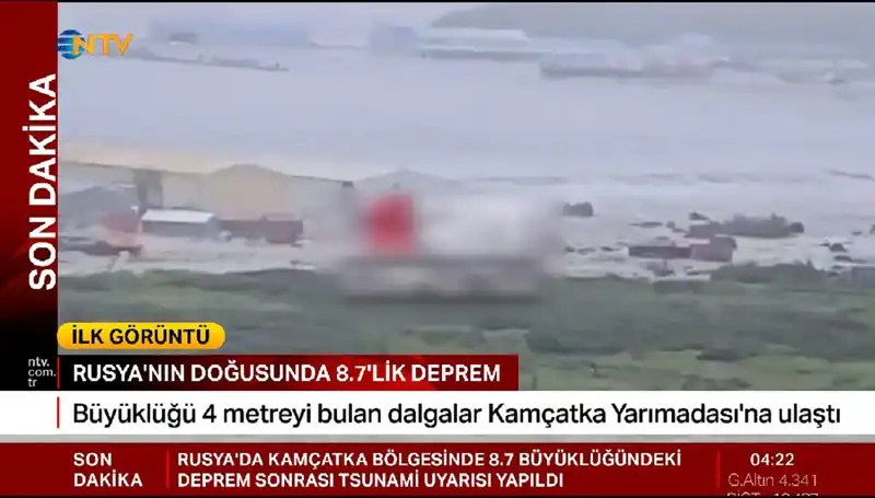 Kamçatka Kıyılarında İlk Tsunami Dalgalarının Varlığı Sarsıcı Bir Gelişme