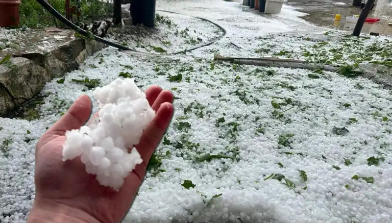 Haziran Ayında Dolu Olayı: Beyaz Renkte Bir Süpriz Yaşandı