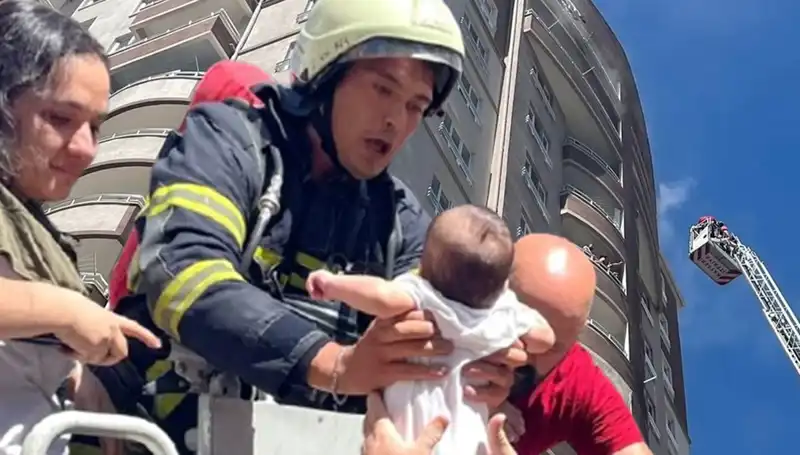 Kayseri'de 14 Katlı Binada Korkutan Yangın: Olayın Detayları ve Kurtarma Çalışmaları